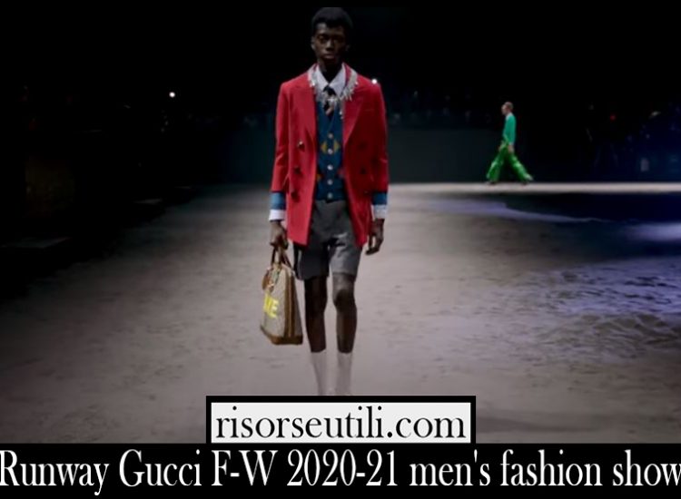 Runway Gucci F W 2020 21 mens fashion show