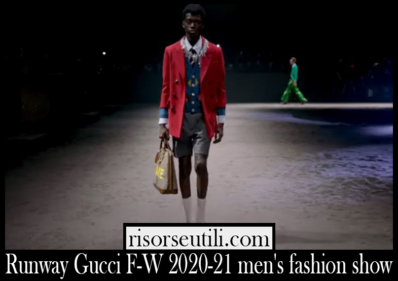 Runway Gucci F W 2020 21 mens fashion show Runway Gucci F W 2020 21 mens fashion show