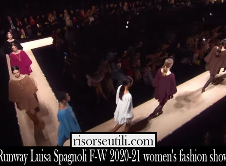 Runway Luisa Spagnoli F W 2020 21 womens fashion show