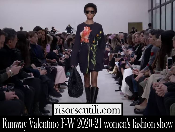 Runway Valentino F W 2020 21 womens fashion show