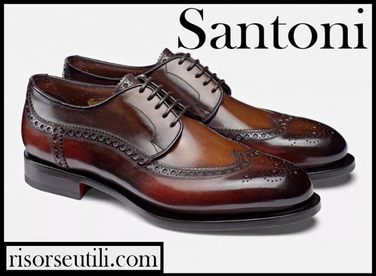 Santoni shoes 2020 new arrivals mens footwear