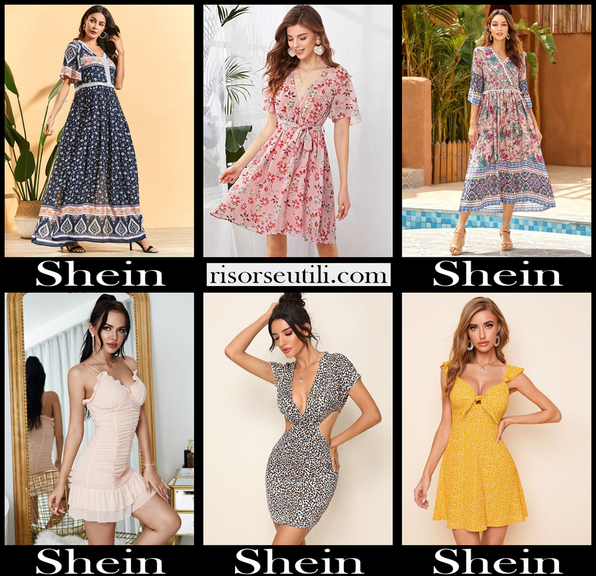 Shein dresses 2020 new arrivals womens clothing