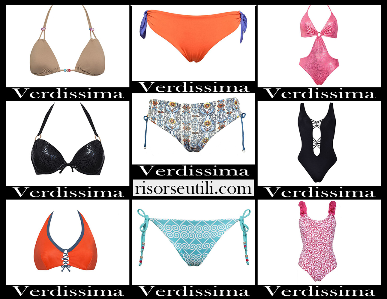 Verdissima bikinis 2020 accessories womens swimwear