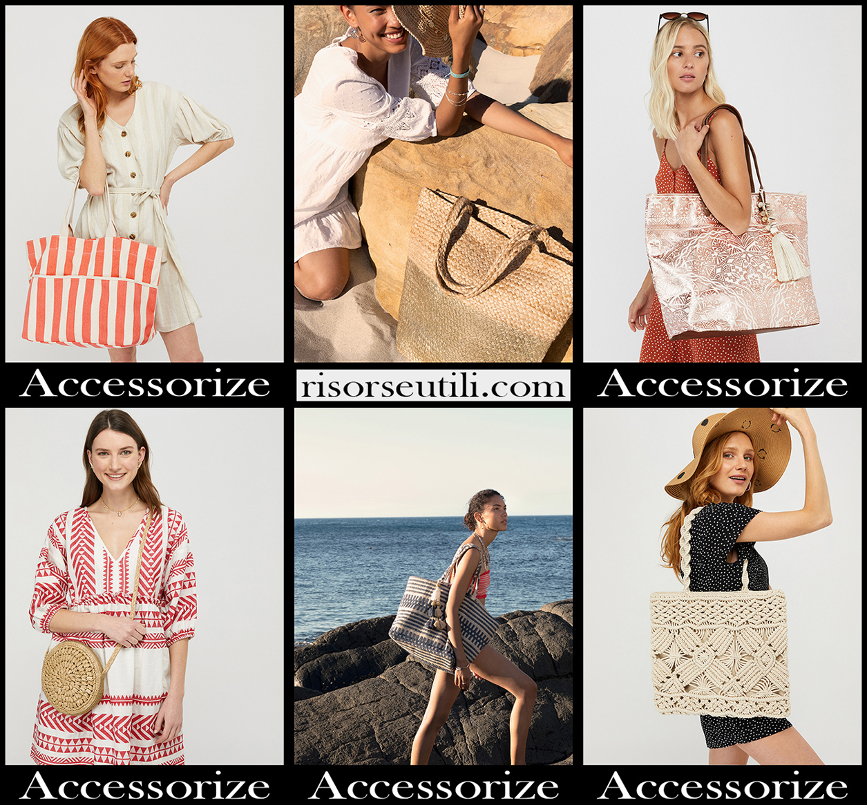 Accessorize beach bags 2020 new arrivals womens