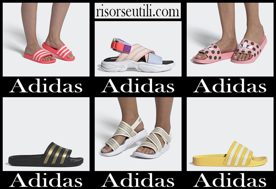 Adidas slides 2020 new arrivals womens shoes
