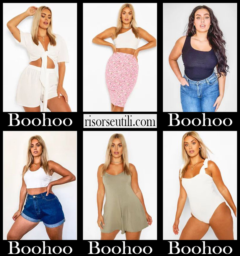 Curvy Boohoo plus size clothing new arrivals women