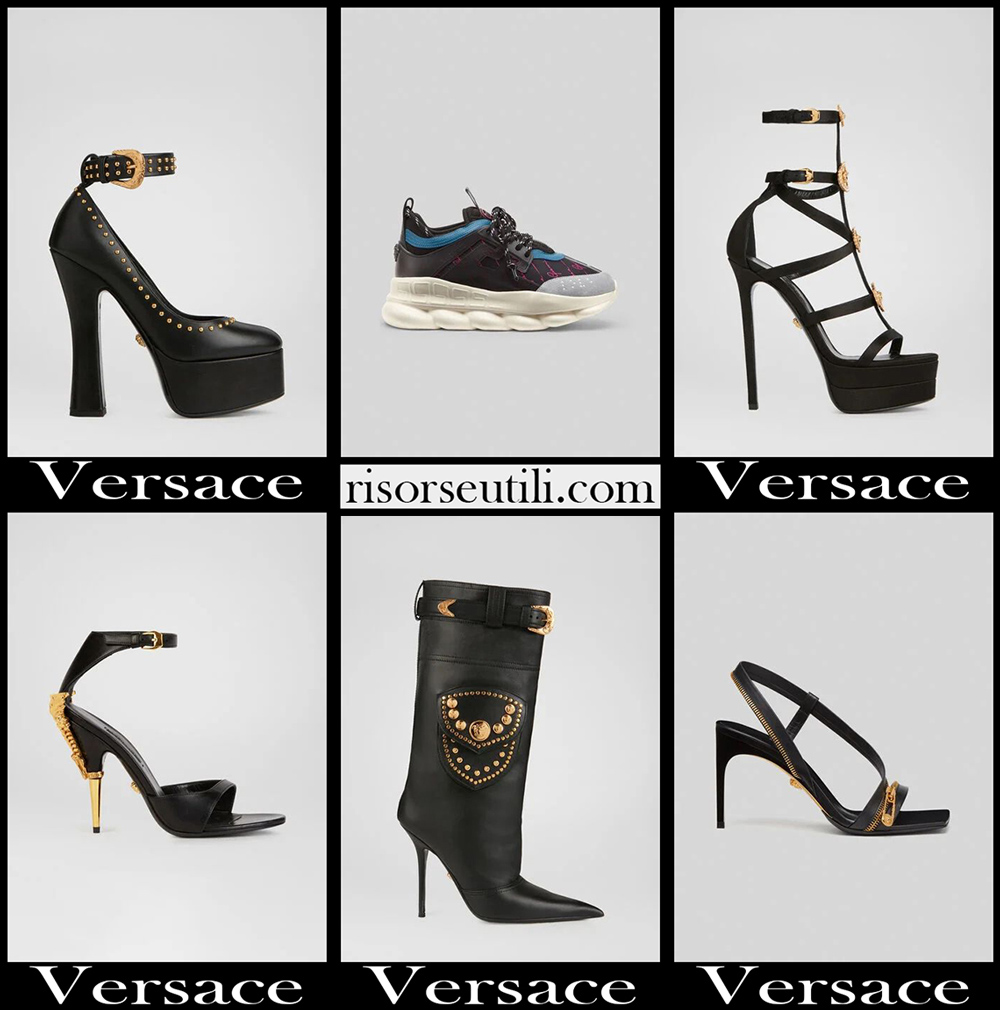 Versace shoes 2020 21 new arrivals womens footwear