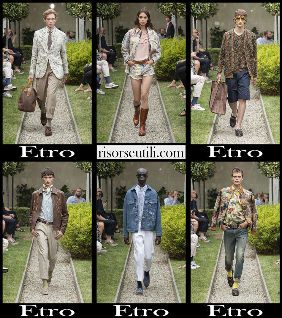 Fashion Etro spring summer 2021 menswear