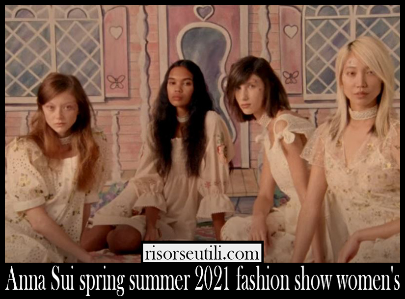 Anna Sui spring summer 2021 fashion show womens