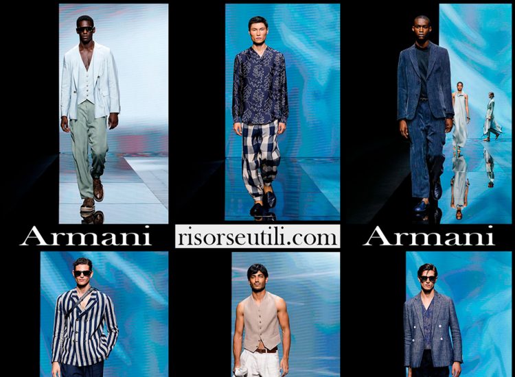 Armani spring summer 2021 fashion collection mens