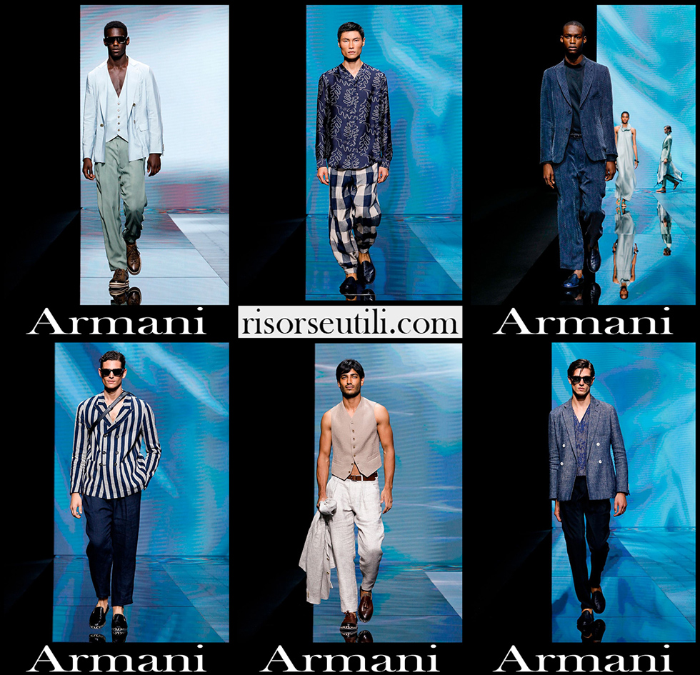 Armani spring summer 2021 fashion collection mens