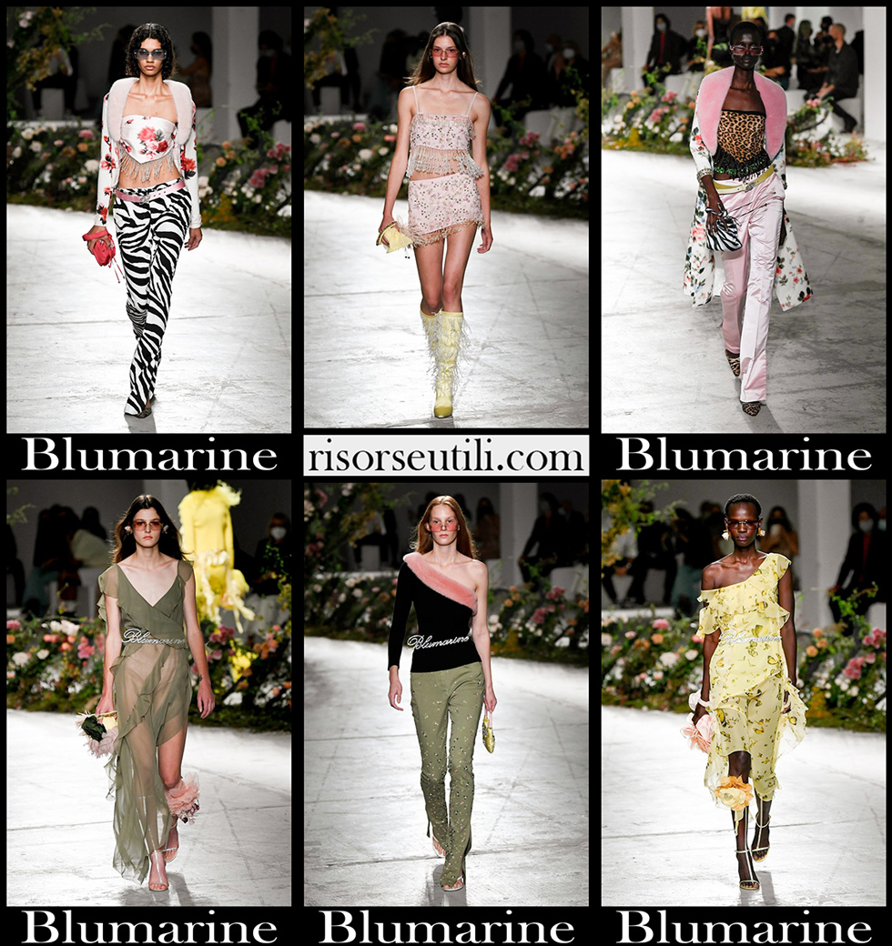 Blumarine spring summer 2021 fashion collection womens Blumarine spring summer 2021 fashion collection womens
