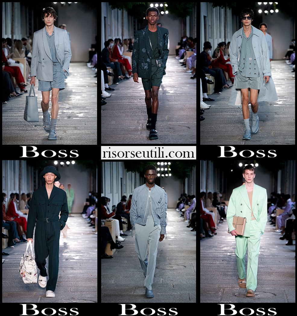 Boss spring summer 2021 fashion collection mens