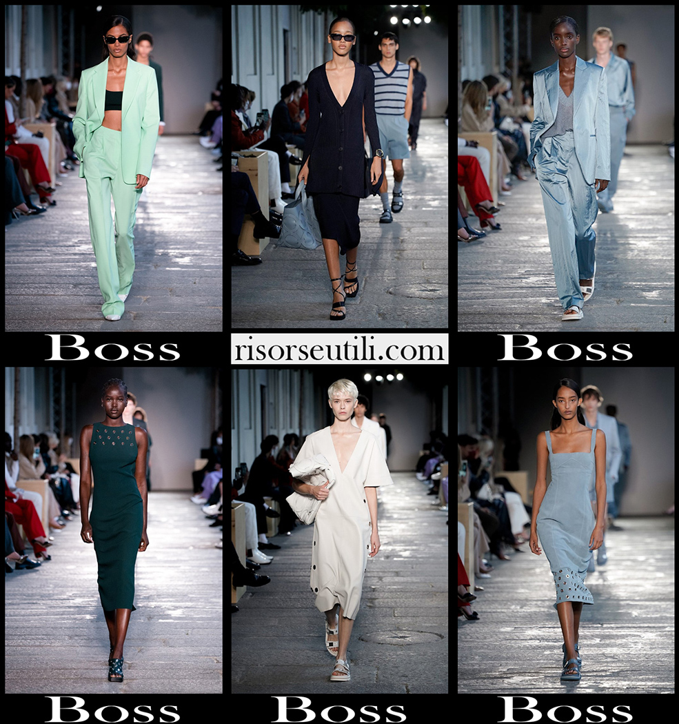 Boss spring summer 2021 fashion collection womens