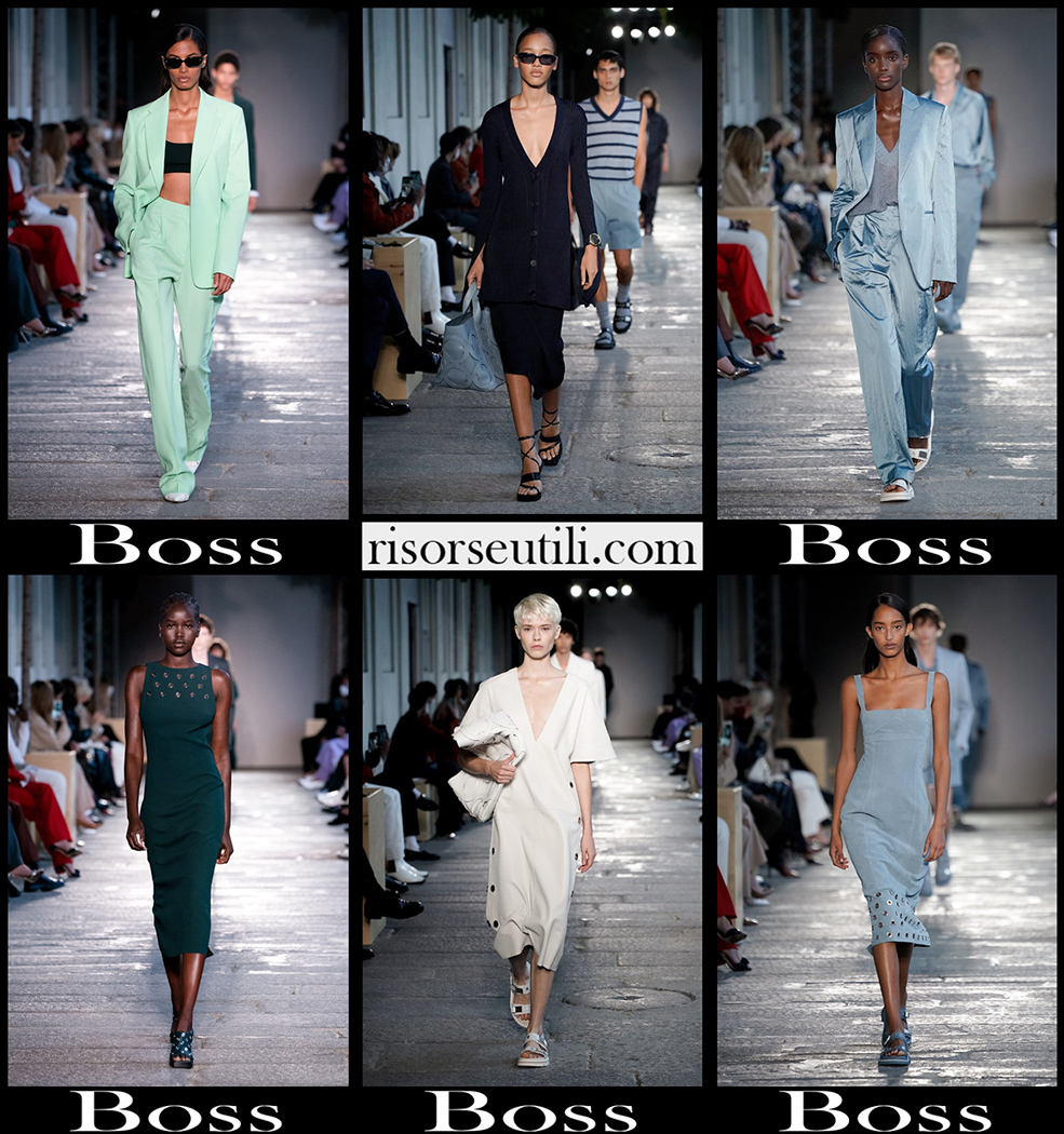 Boss spring summer 2021 fashion collection womens Boss spring summer 2021 fashion collection womens