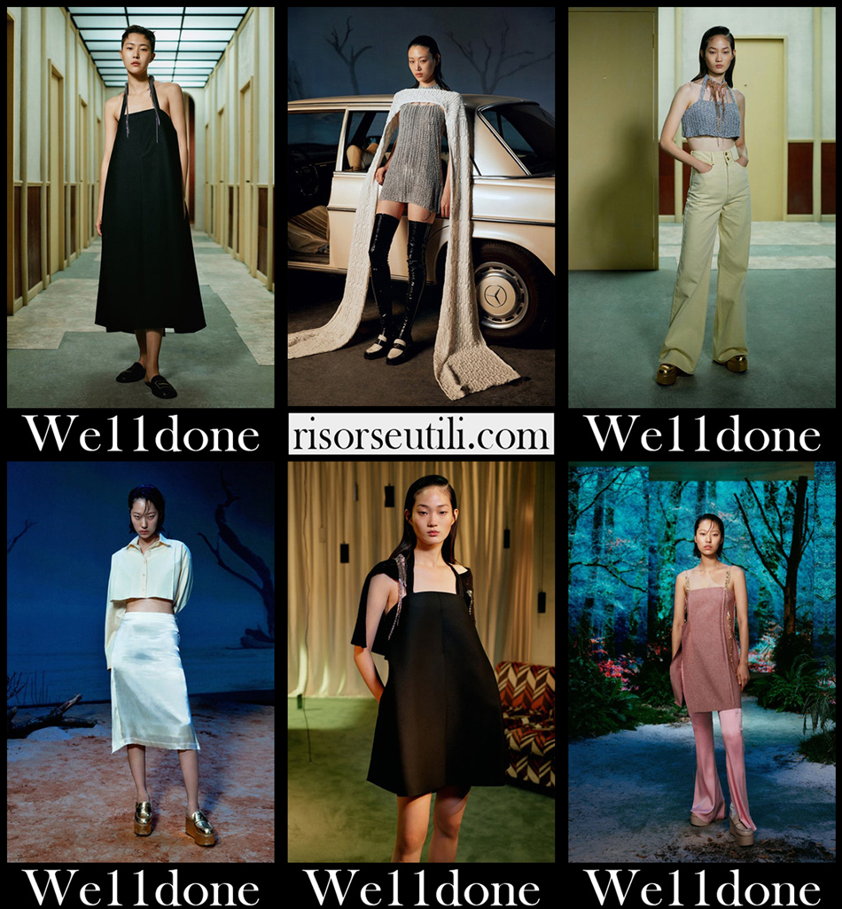 Clothing We11done spring summer 2021 womenswear Clothing We11done spring summer 2021 womenswear
