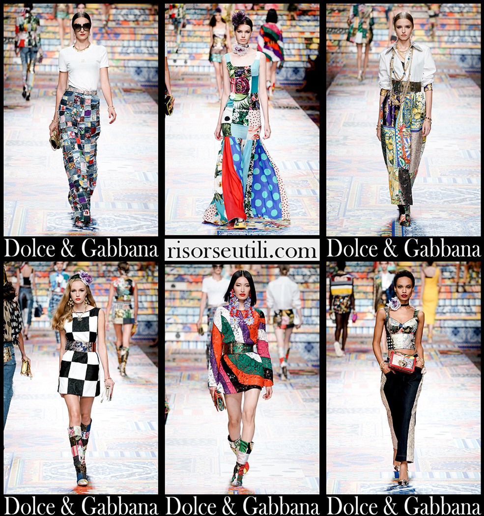 Dolce Gabbana spring summer 2021 fashion collection womens
