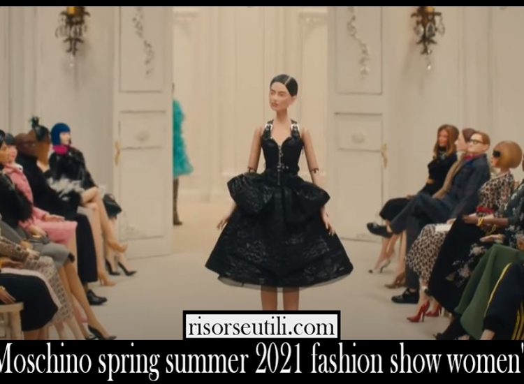 Moschino spring summer 2021 fashion show womens