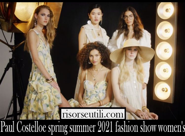 Paul Costelloe spring summer 2021 fashion show womens