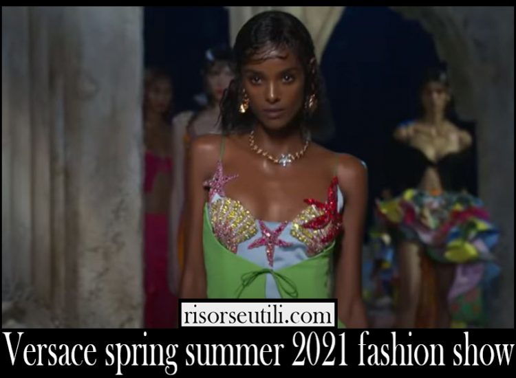 Versace spring summer 2021 fashion show