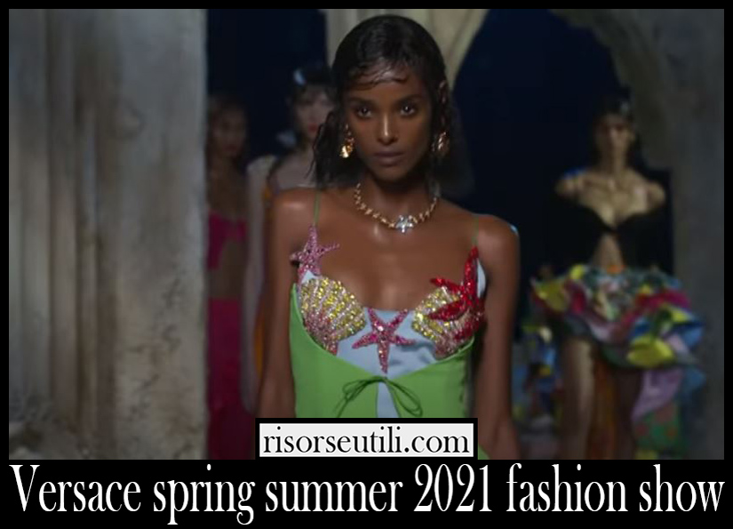 Versace spring summer 2021 fashion show