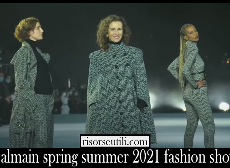Balmain spring summer 2021 fashion show
