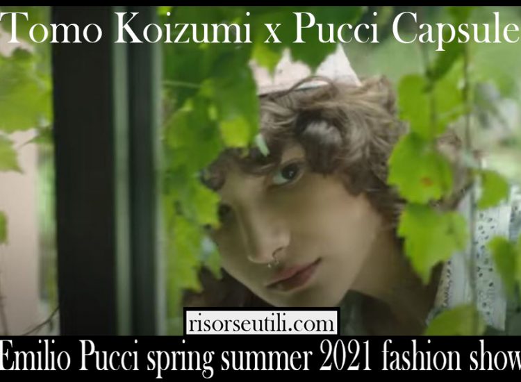 Emilio Pucci spring summer 2021 fashion show capsule