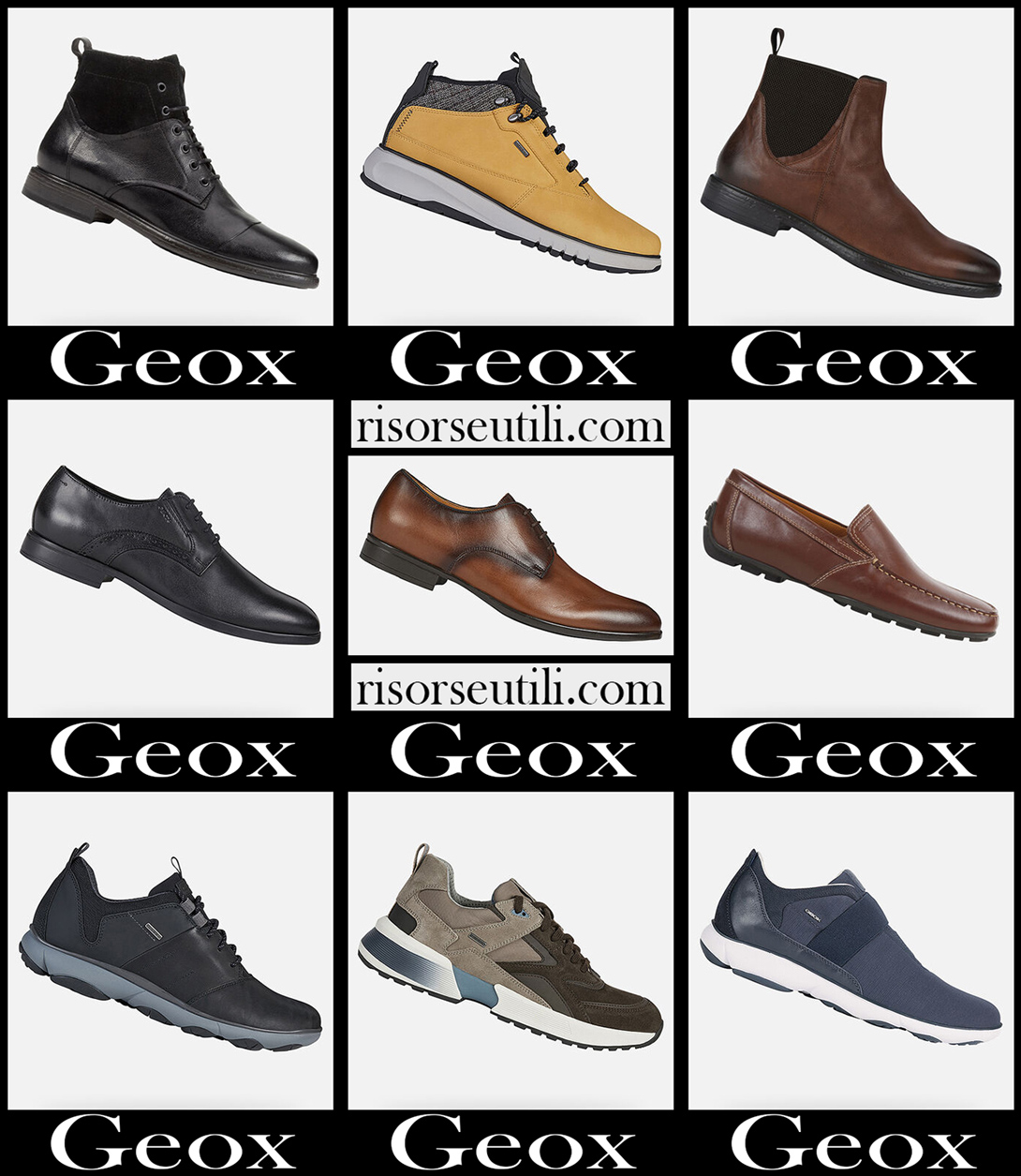Geox shoes 20 2021 fall winter mens collection