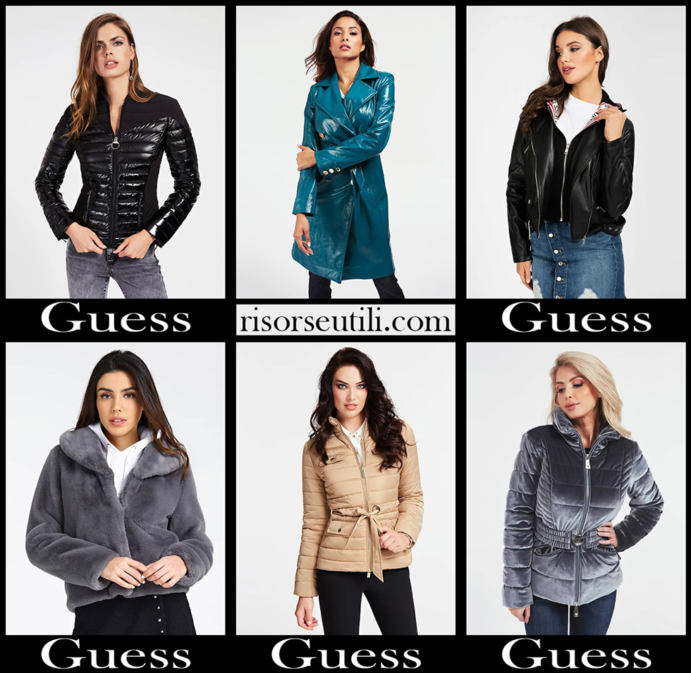 Guess jackets 20 2021 fall winter womens collection Guess jackets 20 2021 fall winter womens collection