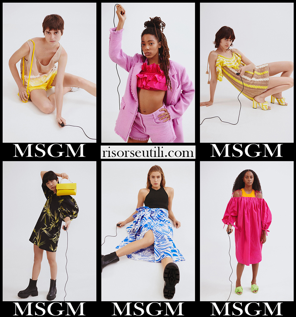MSGM spring summer 2021 fashion collection womens