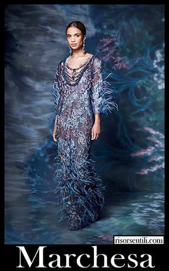 Marchesa spring summer 2021 womens fashion dresses 13 Marchesa spring summer 2021 womens fashion dresses 13