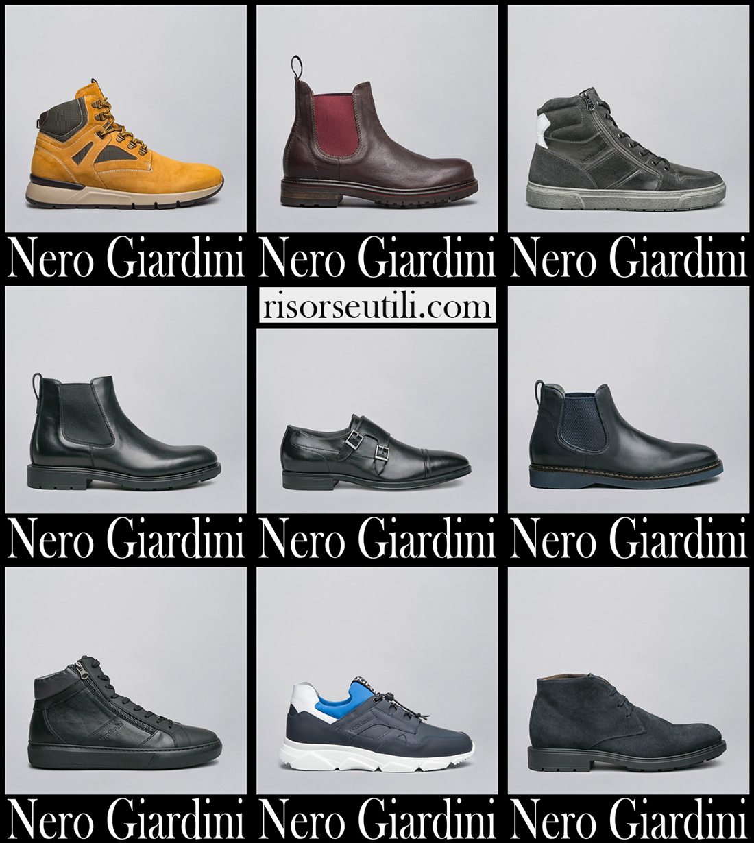 Nero Giardini shoes 20 2021 fall winter mens collection