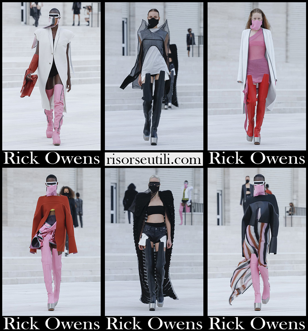 Rick Owens spring summer 2021 fashion collection womens