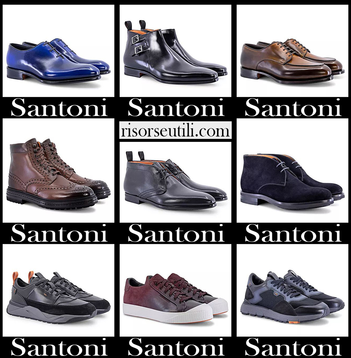 Santoni shoes 20 2021 fall winter mens collection