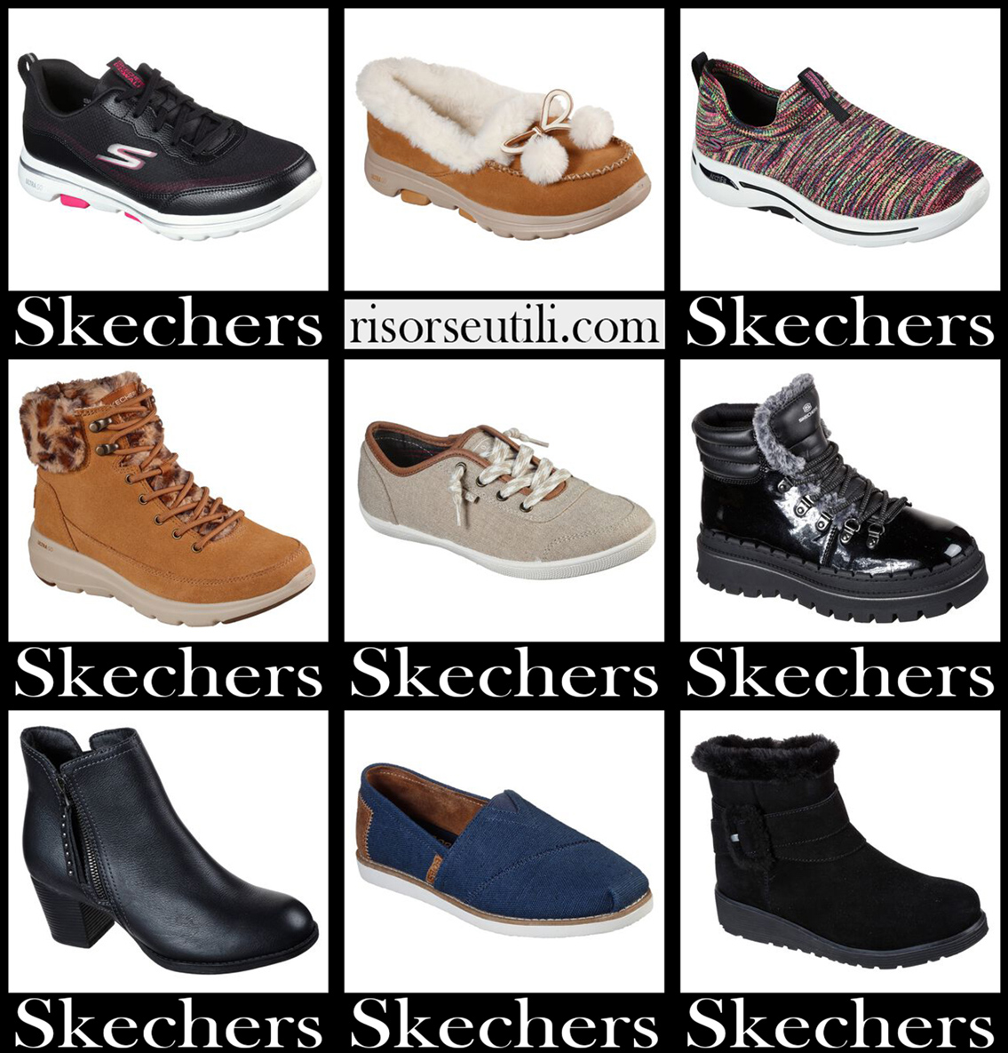 Skechers shoes 20 2021 fall winter womens collection