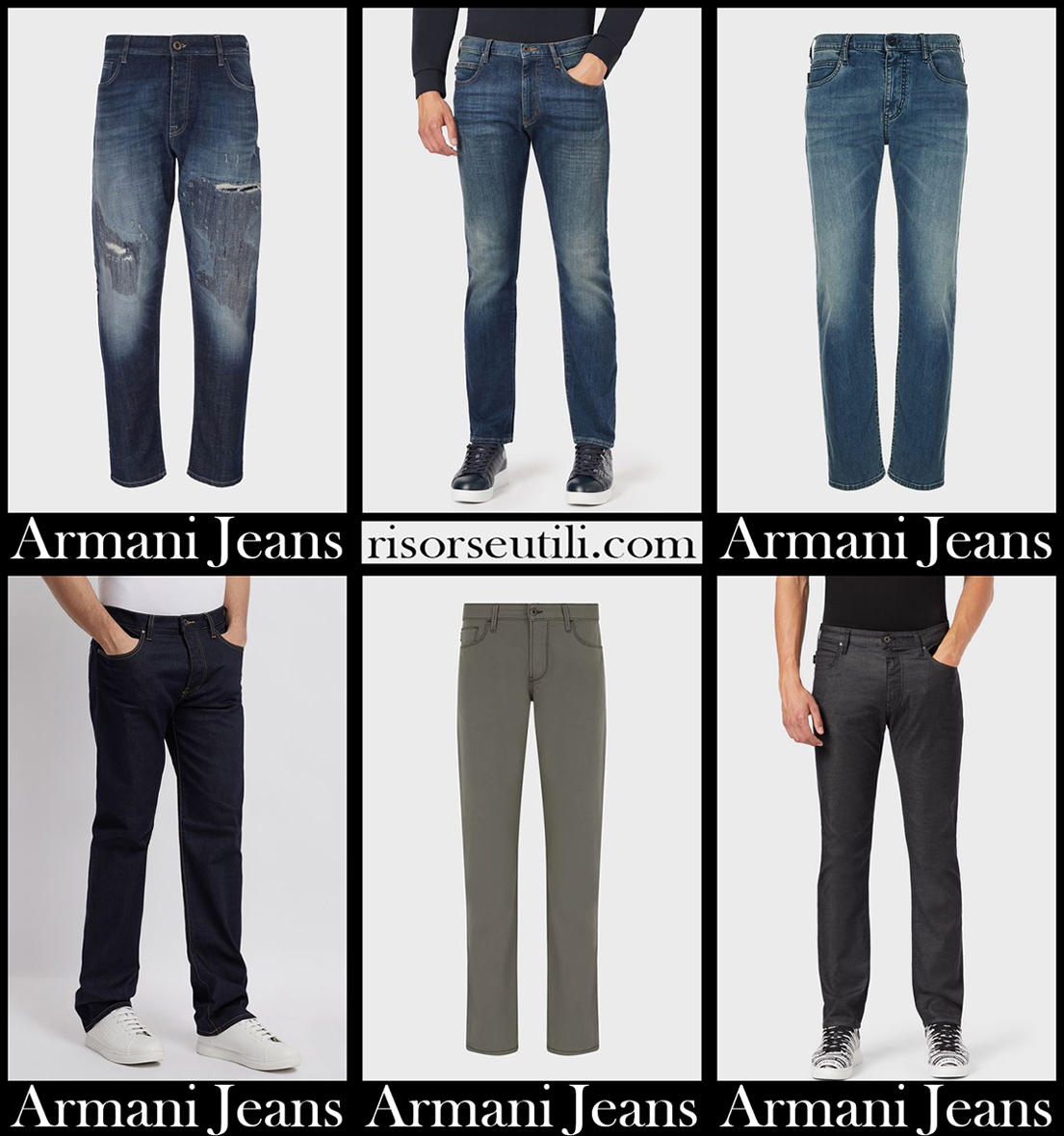 New arrivals Armani jeans 2021 mens clothing