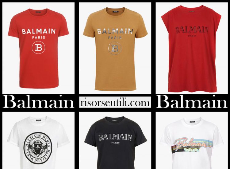 New arrivals Balmain t shirts 2021 mens clothing