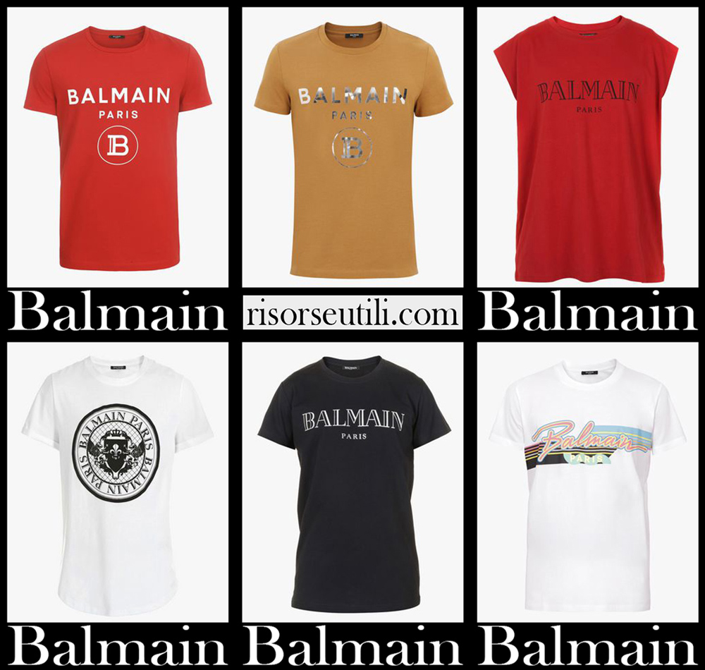 New arrivals Balmain t shirts 2021 mens clothing