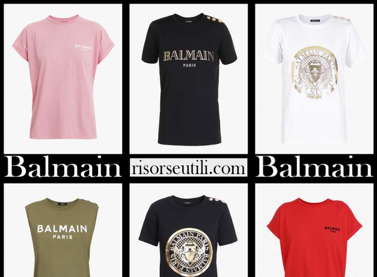 New arrivals Balmain t shirts 2021 womens clothing