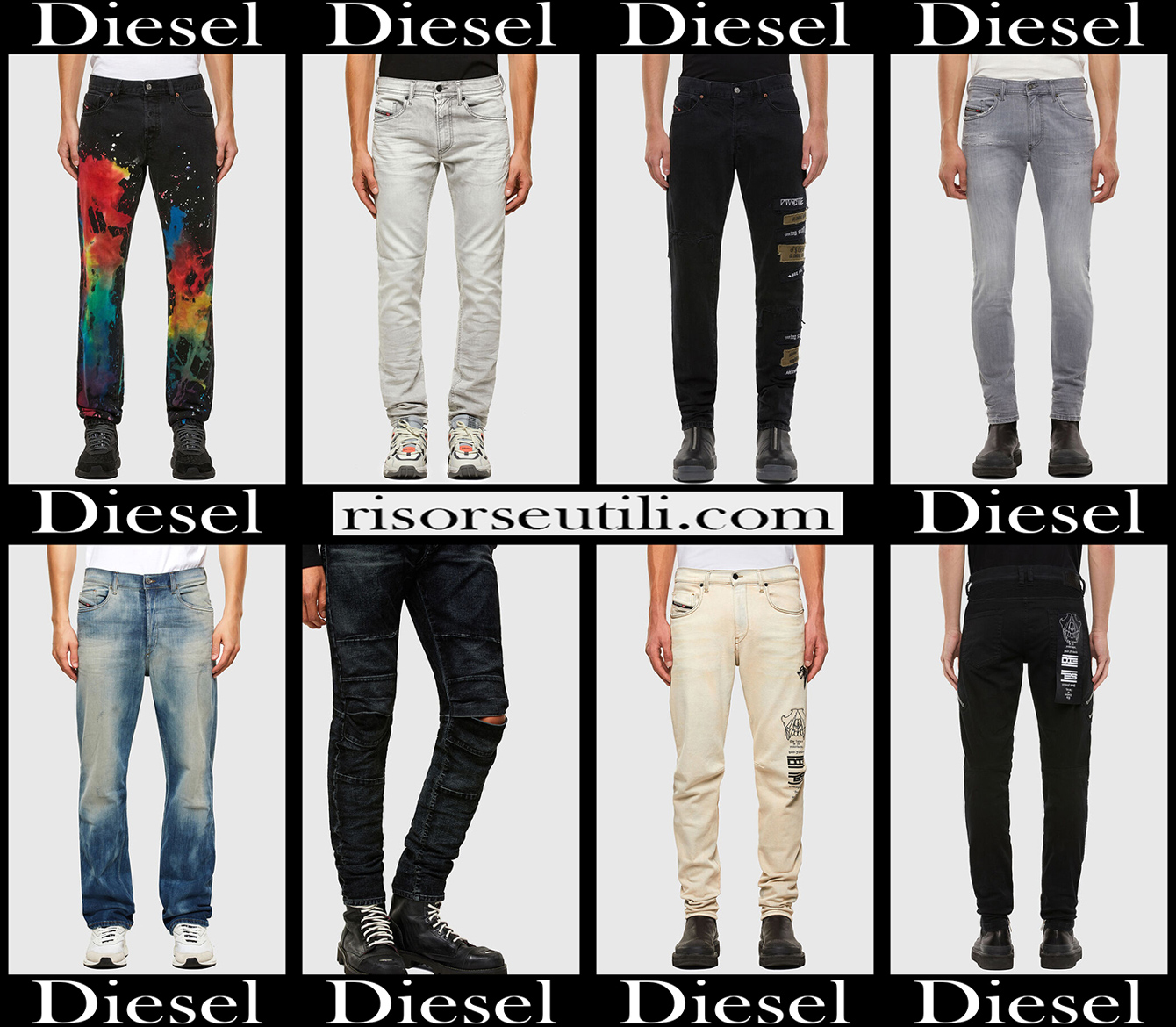 New arrivals Diesel jeans 2021 mens clothing denim