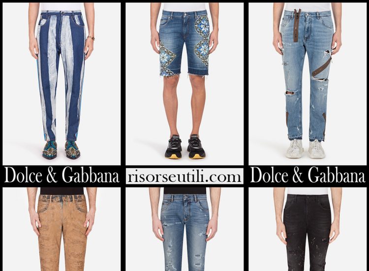 New arrivals Dolce Gabbana jeans 2021 fall winter mens
