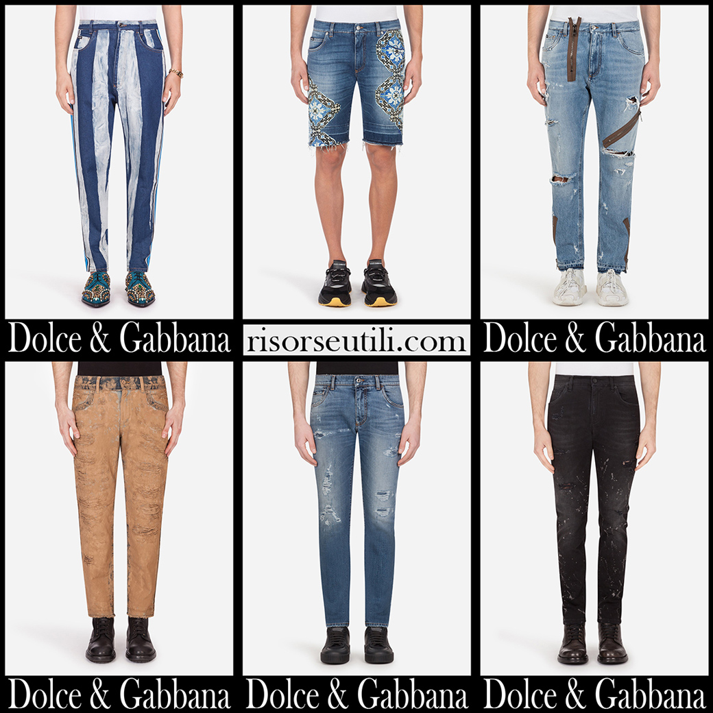 New arrivals Dolce Gabbana jeans 2021 fall winter mens