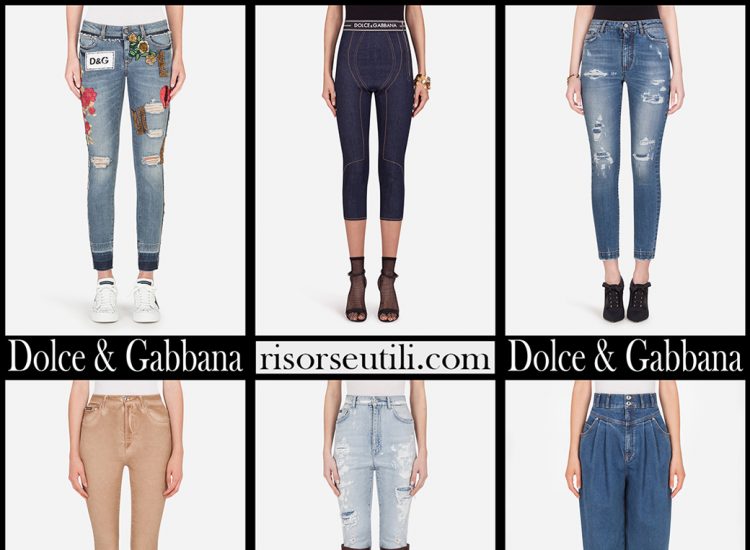 New arrivals Dolce Gabbana jeans 2021 fall winter womens