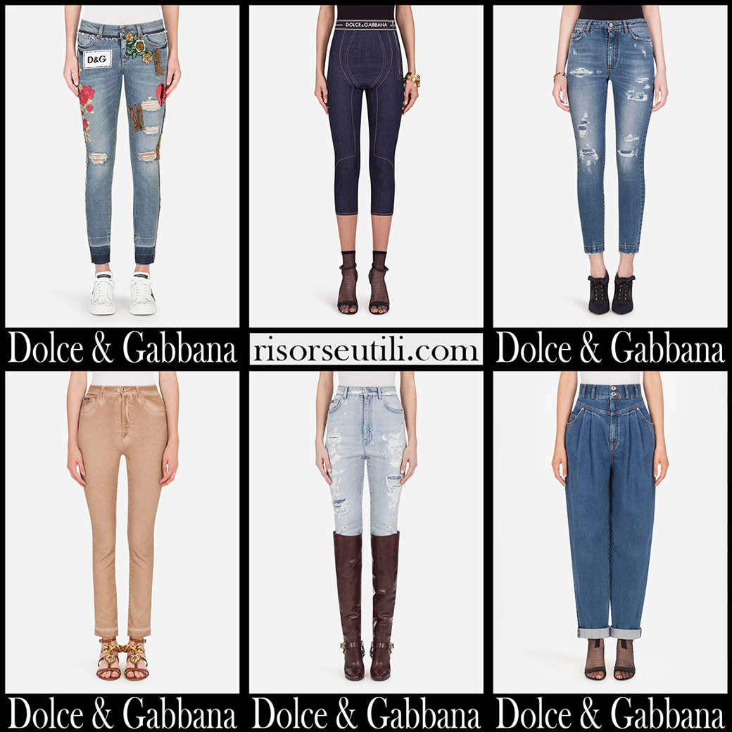 New arrivals Dolce Gabbana jeans 2021 fall winter womens