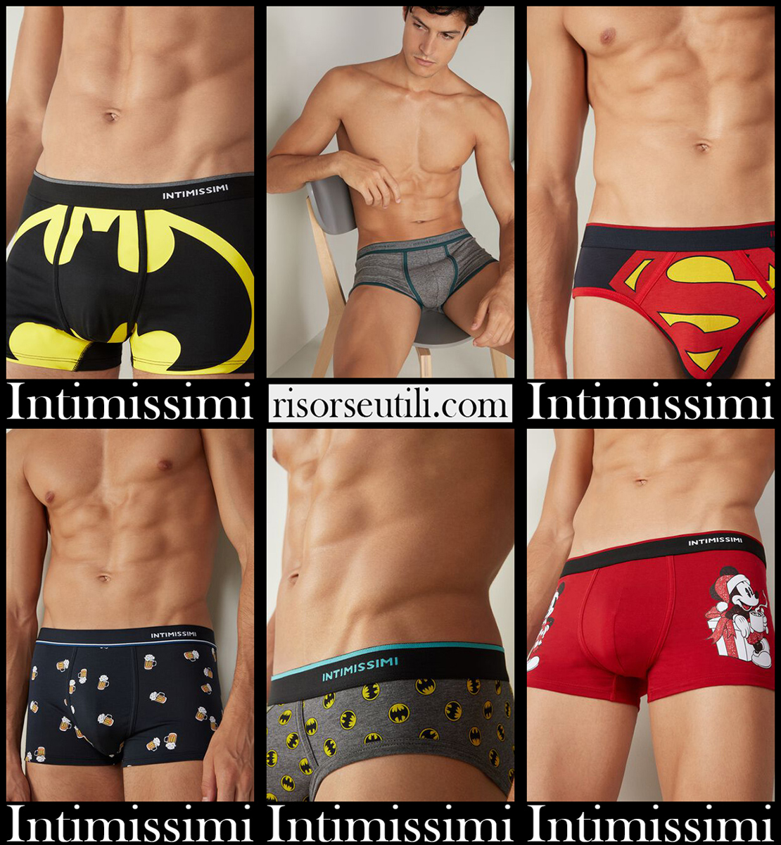 New arrivals Intimissimi underwear 21 mens briefs boxers