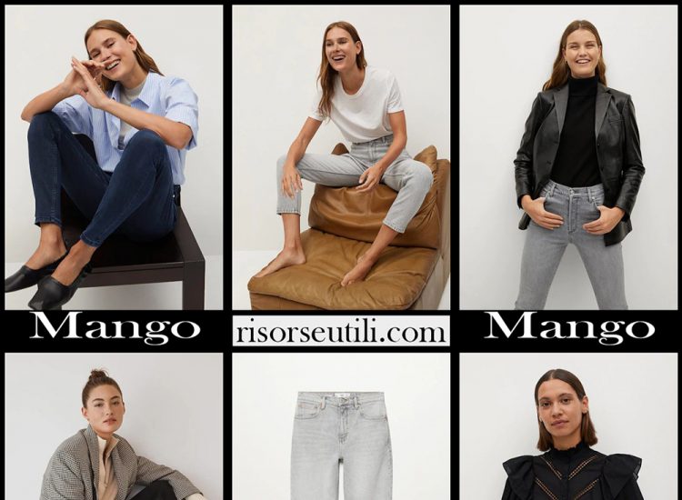 New arrivals Mango jeans 2021 fall winter womens