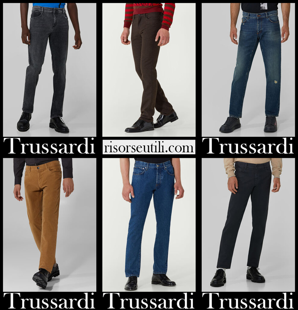 New arrivals Trussardi jeans 2021 mens clothing denim