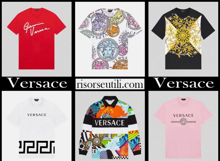 New arrivals Versace t shirts 2021 mens clothing