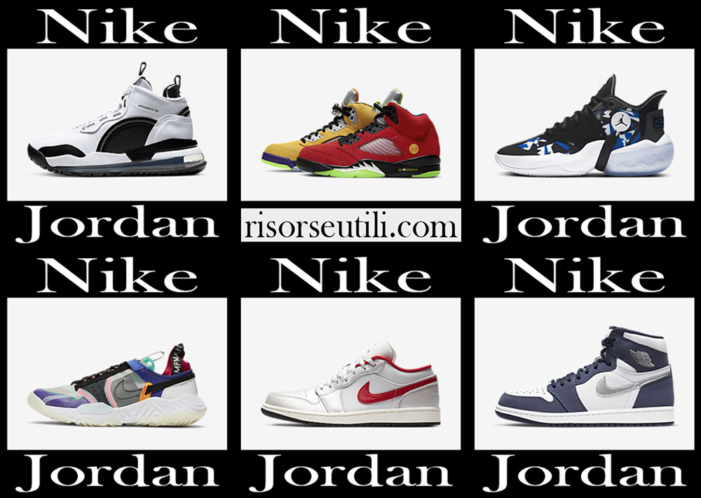 Nike new arrivals Jordan shoes 2021 fall winter mens
