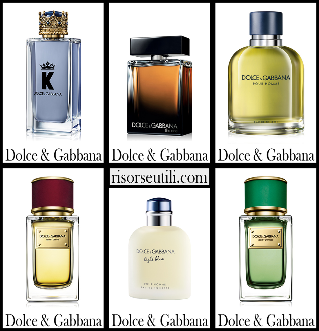 Dolce Gabbana perfumes 2021 gift ideas for men